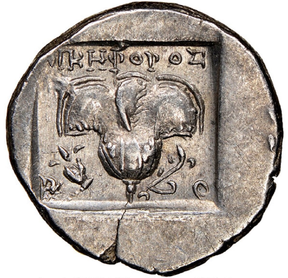 Ca.-88-84-BC-Carian-Islands-Rhodes-Drachm-Helios